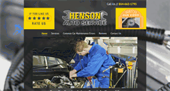 Desktop Screenshot of hensonsautoservice.com